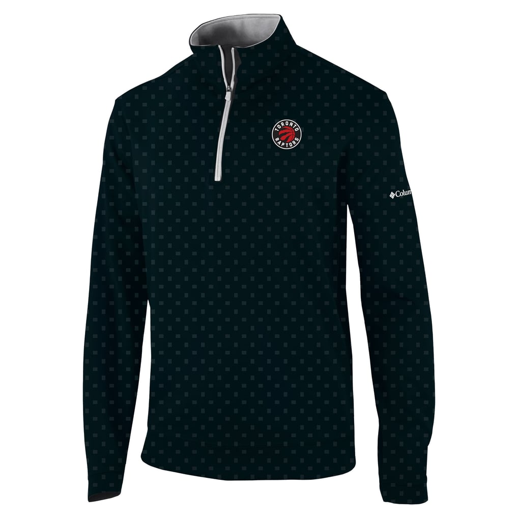 Toronto Raptors Columbia Omni-Wick Wickhams Hills Quarter-Zip Pullover Top - Black